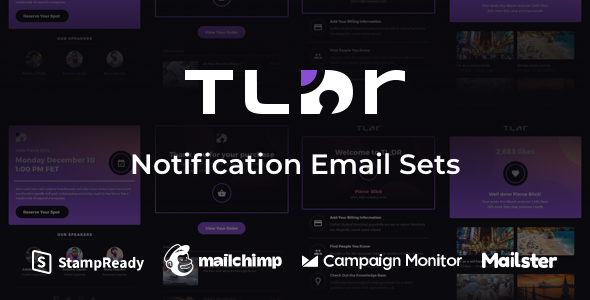 TLDR – Notification Email Sets + Animated Icons