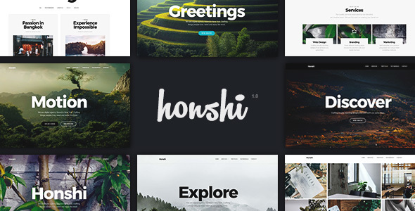 Honshi – Elementor Agency Portfolio WordPress