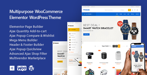 Venam – WordPress WooCommerce Ecommerce Elementor Theme