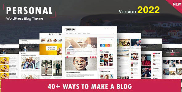 Personal – Best Blog, CV and Video WordPress Theme
