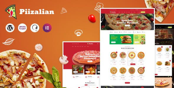 Piizalian – Fast Food Restaurant WordPress Theme