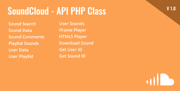 SoundCloud – API PHP Class