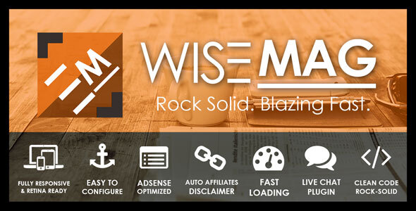 Wise Mag | AdSense Optimized Magazine WordPress Theme