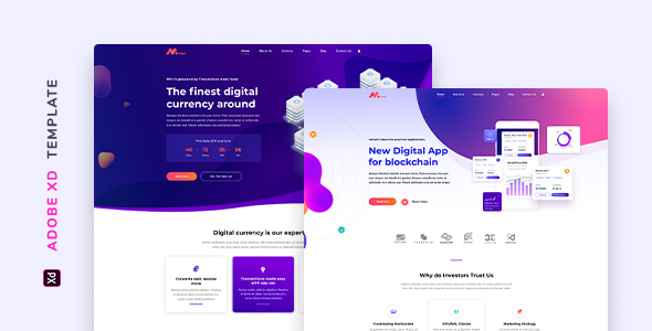 Moneer – Cryptocurrency Template for XD