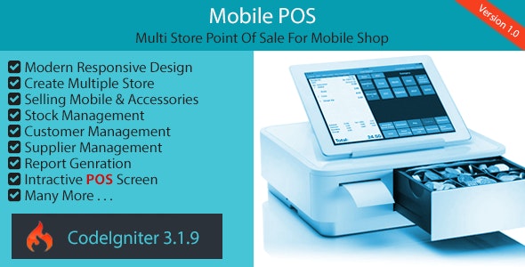 Mobile POS – Multi Store Point Of Sale for Mobile Shop