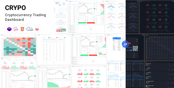 Crypo – Cryptocurrency Trading Dashboard HTML Template