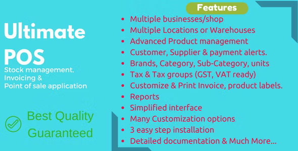 Ultimate POS – Best ERP, Stock Management, Point of Sale & Invoicing application
