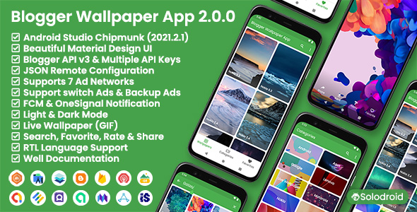 Blogger Wallpaper App – Blogger API v3