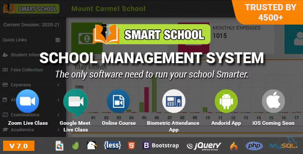 Smart School : School Management System