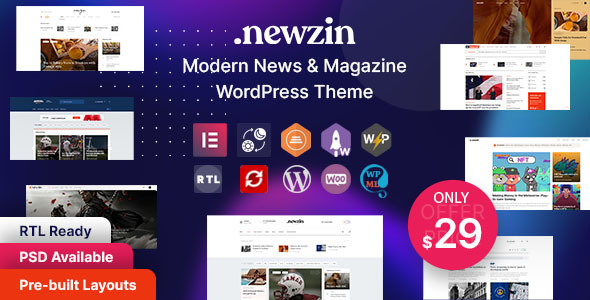 Newzin – WordPress Newspaper & Magazine Theme