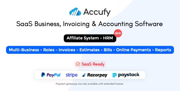 Accufy – SaaS Business, Invoicing & Accounting Software