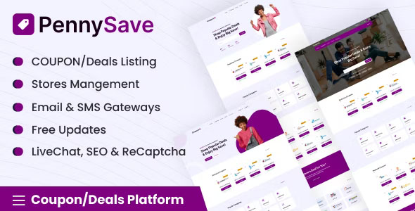 PennySave – Coupon/Deals Platform PHP & Laravel Script