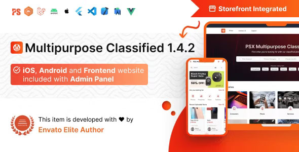 Multipurpose Classified App: Buy, Sell, Ecommerce like Olx, Mercari, Offerup, Carousell (1.4.2)