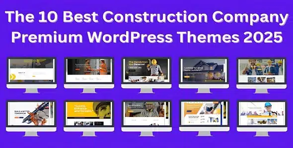 The 10 Best Construction Company Premium WordPress Themes 2025