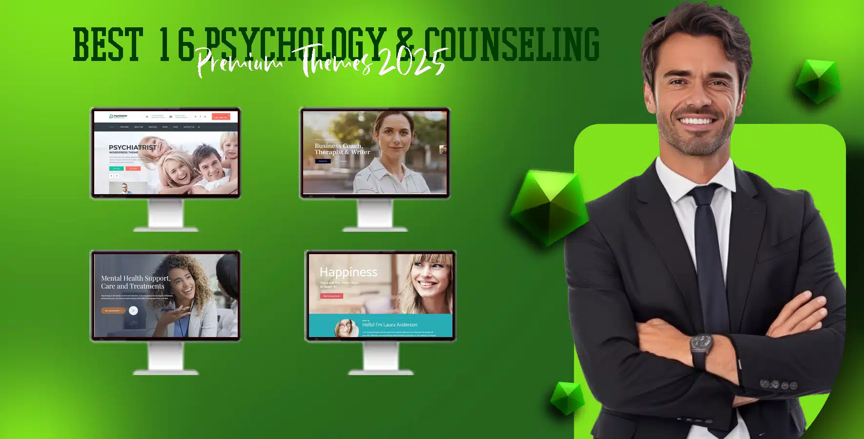 Best 16 Psychology & Counseling Premium WordPress Themes 2025
