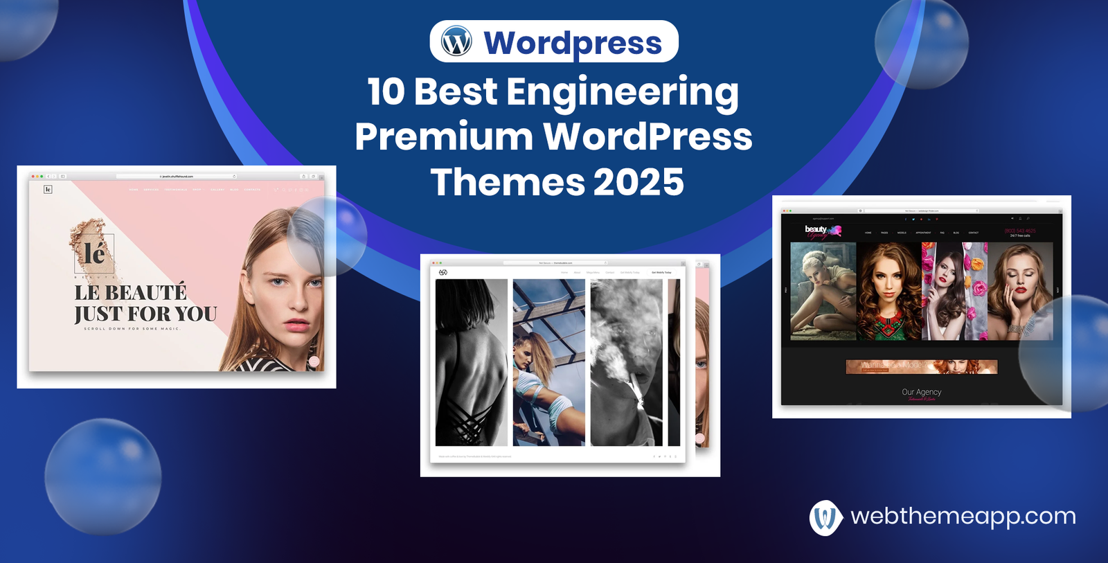 10 Best Model Agency Premium WordPress Themes 2025