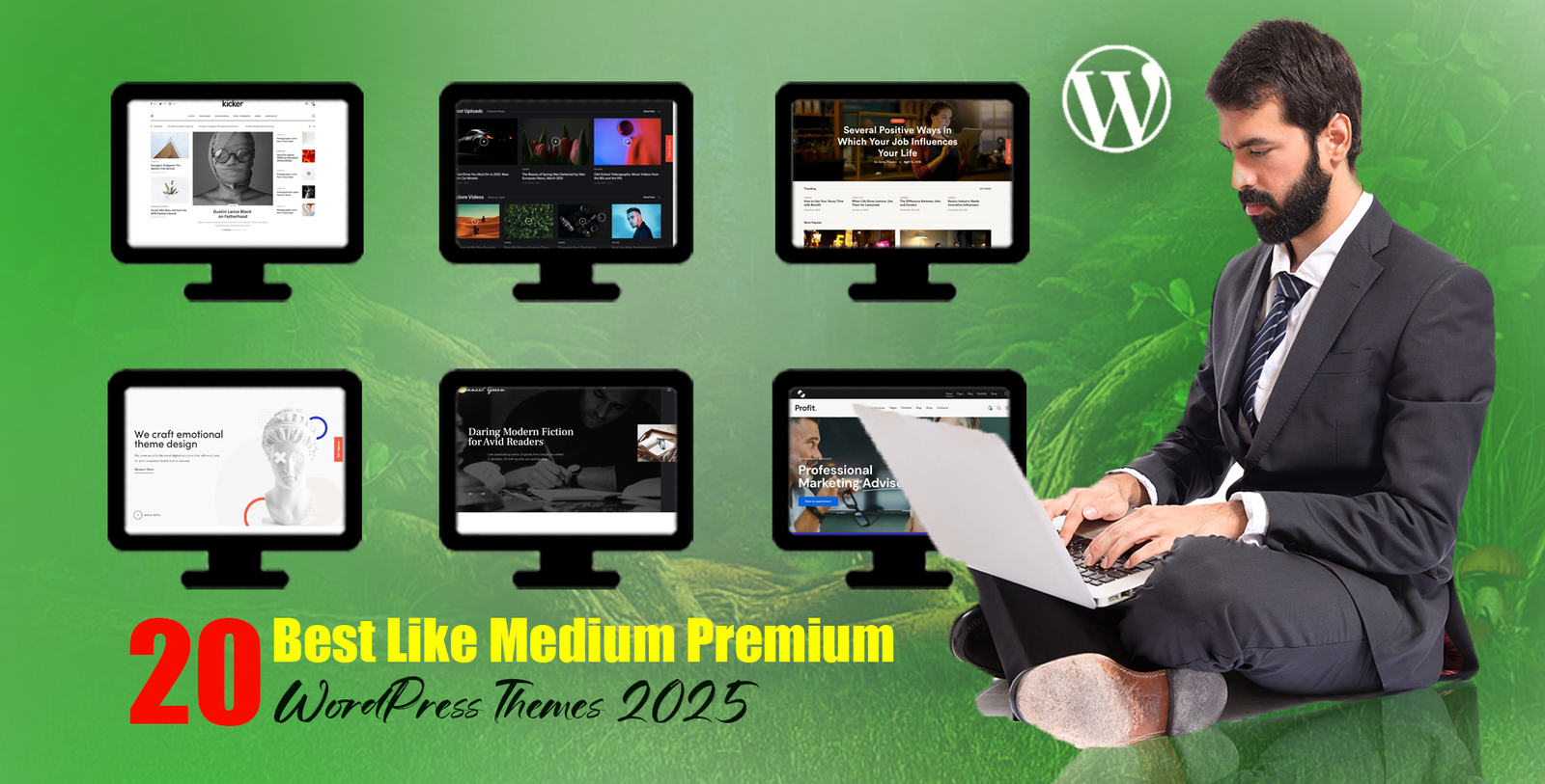 20 Premium WordPress Themes Like Medium 2025
