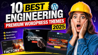 10 Best Engineering Premium WordPress Themes 2025