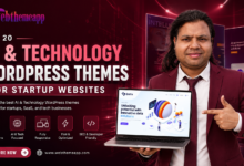 Top 20 AI & Technology WordPress Themes for Startup Websites