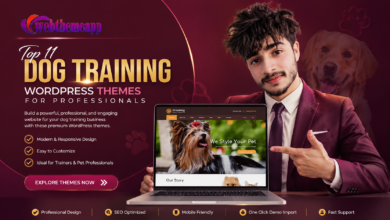 Top 11 Dog Training WordPress Themes for Professionals